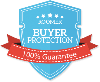 Roomer Buyer Protection shield.